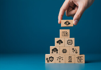 Ai cloud computing services data management and integration solutions for business and technology...
