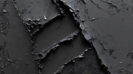 Abstract Dark Gray Textured Background, Cracked Paint, Grunge Wall, Broken Surface, Rough Texture, Charcoal, Monochrome,  Dramatic,  AI Generated