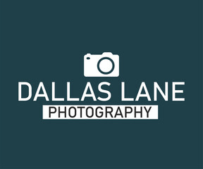Dallas lane photography t shirt design vector