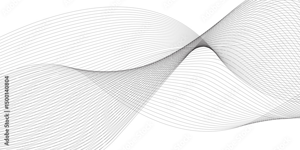 Poster abstract background with business lines. technology, data science, geometric border pattern. isolate