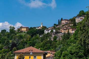 Picturesque view of Bergamo's 