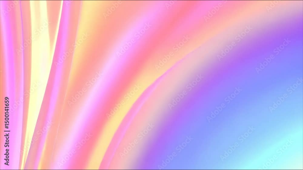 Poster Colorful rippling patterns create a mesmerizing visual experience in this dynamic art display