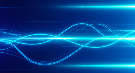 abstract blue wave background
