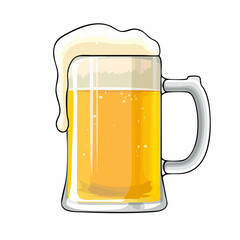 Beer in a MugVector image