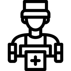 Obraz premium No Gauard Icon