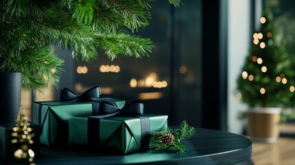 Christmas Presents Wrapped With Care Under a Decorated Tree