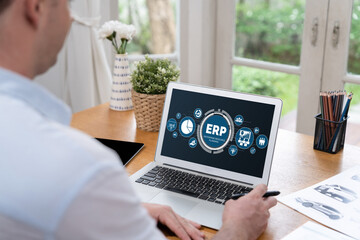 ERP enterprise resource planning software for brisk business to plan the marketing strategy