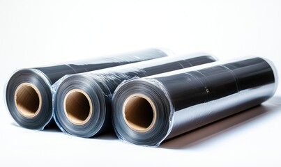 Fototapeta premium Durable stretch film with puncture resistance. AI generated illustration.