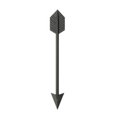 Sleek Arrow with a Minimalist Style in Graphitegrey Isolated on Transparent Background