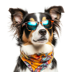Trendy Cooling Bandana with Advanced Moisture Wicking Isolated on Transparent Background