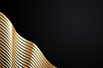 abstract black background line