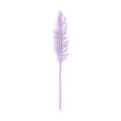 Minimal Arrow with Elegant Smooth Contours in Soft Isolated on Transparent Background