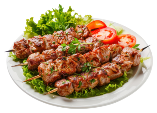 PNG Photo of kebab grilling meat food.