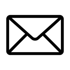 Email Envelope Outline Icon for Mail Communication