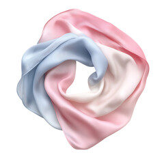 Elegant Cooling Wrap with a Smooth Luxurious Fabric Isolated on Transparent Background