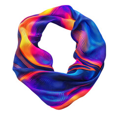 Sport Inspired Cooling Wrap with a Futuristic Design Isolated on Transparent Background