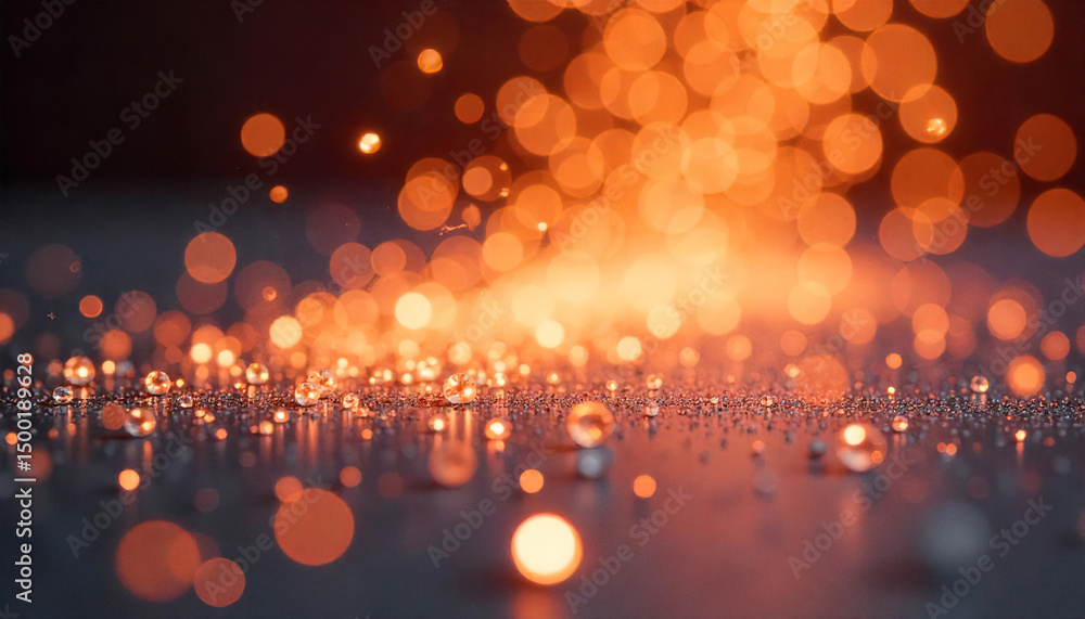 Poster a vibrant image with many multi-colored stars, creating the impression of an explosion or a glow.