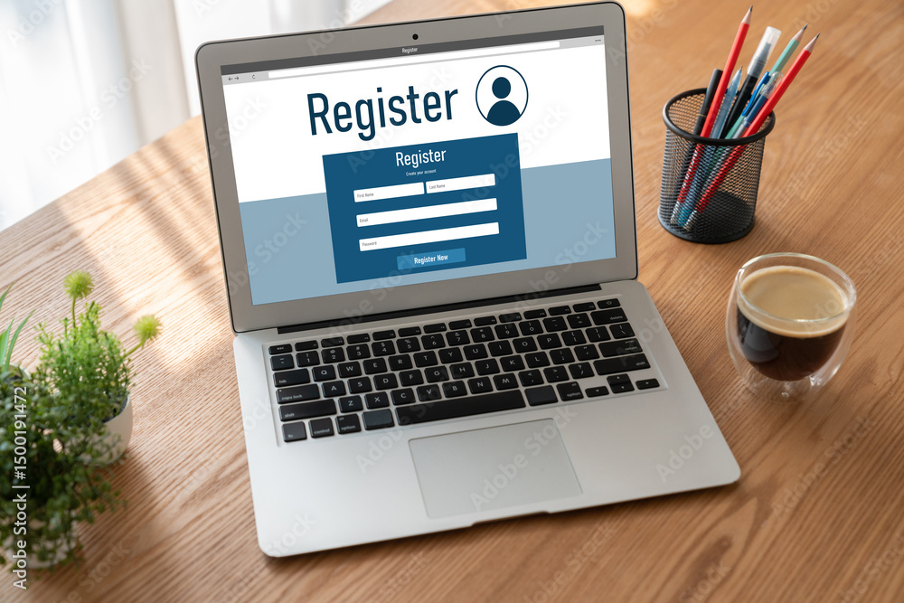 Poster online registration form for modish form filling on the internet website