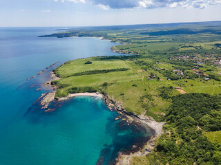 Black Sea coastline near village of Varvara, Bulgaria