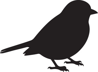 Cuckoo Solid Vector Silhouette