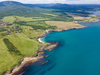 Black Sea coastline near village of Varvara, Bulgaria