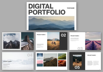 Digital Portfolio Layout