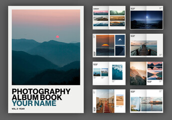 Photography Album Book Layout