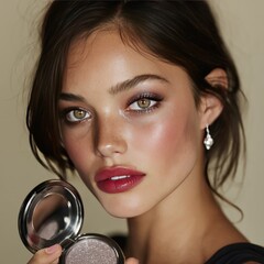 Woman, makeup, studio, beauty, product, background, advert