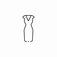 woman dress icon sign vector