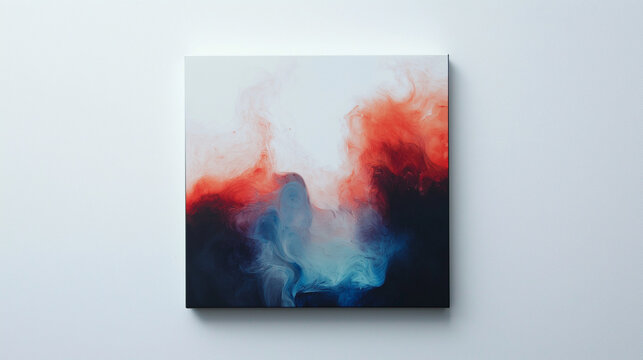 3D rendering of a digital album isolated on a white background, featuring sleek cover, vibrant colors, and modern design.