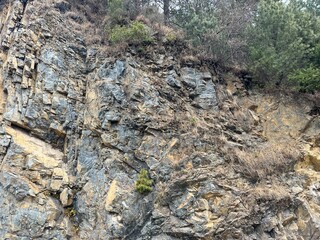 clouds over the mountains