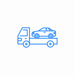car transport icon sign vector