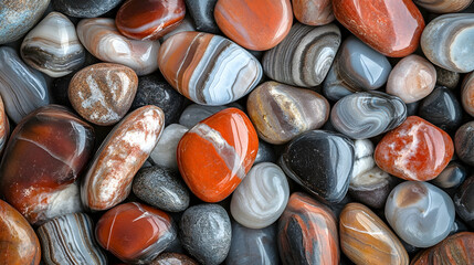 Beautiful Sardonyx Pebbles Backgr  DA56D