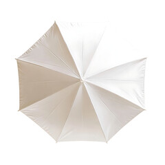 Elegant Travel Beach Umbrella with a Refined Minima Isolated on Transparent Background