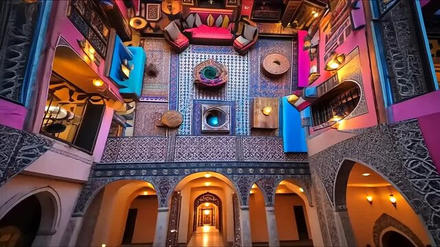 A Vibrant Moroccan Riad: Interior Design and Architecture