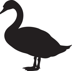 MUTE SWAN SILHOUETTE