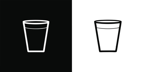 shot glass, drinkware, tableware, minimalist, simple, monochrome, black and white
