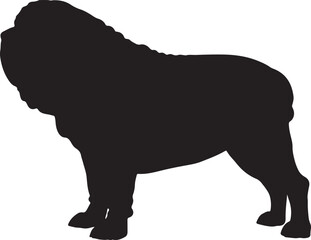 NEAPOLITAN MASTIFF SILHOUETTE