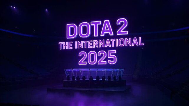 Dota 2 The International 2025 news intro video for esports coverage