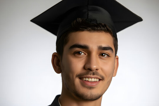 Portrait of a happy male graduate with a diploma
