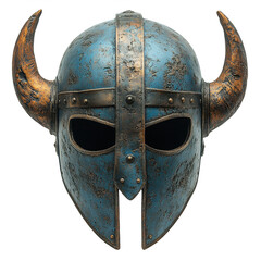 Buy viking helmet with horns antique medieval warrior helmet for sale online on transparent background