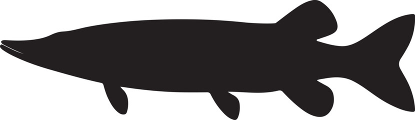 NORTHERN PIKE SILHOUETTE