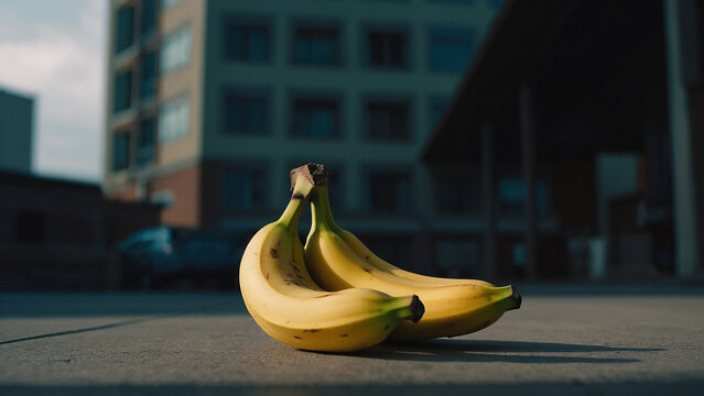 bananas on the street