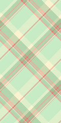 Deep texture plaid vector, coat background check fabric. Style textile seamless tartan pattern in light and pastel colors.