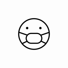 face mask icon sign vector