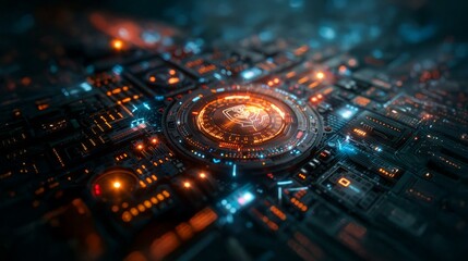 Sleek Corporate Digital Environment Design Concept