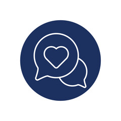 Chat icon vector stock illustration