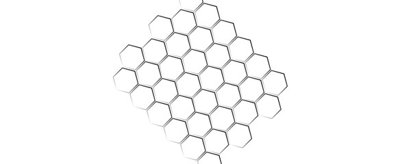 Geometric abstract background with simple hexagonal elements.