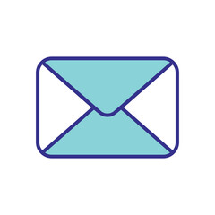 Mail icon vector stock illustration