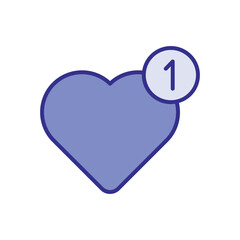 Like icon vector stock illustration